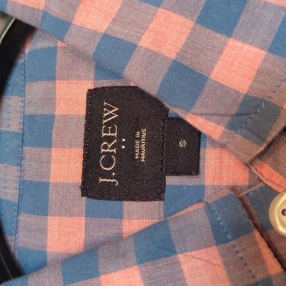 J. Crew Slim Fit Men's Long Sleeve Button Down Cotton Plaid Dress Shirt Size Sm - Picture 5 of 7